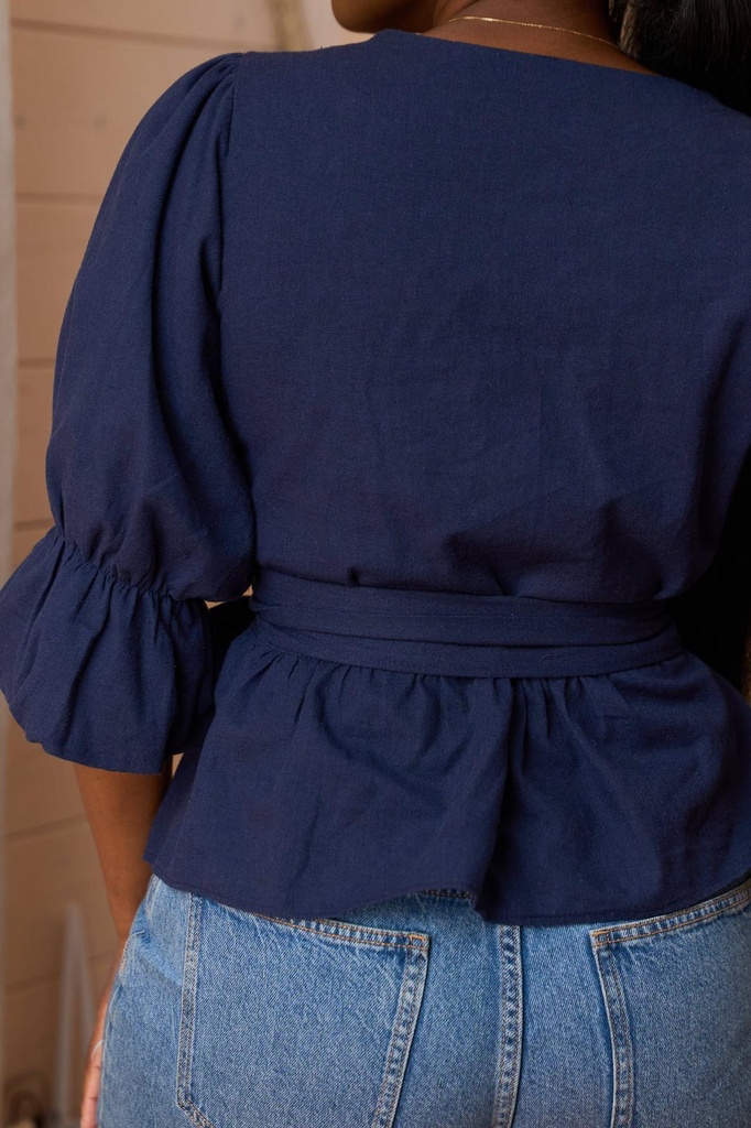 Yana_Navy_Linen_Blend_Wrap_Top_close_up.jpg