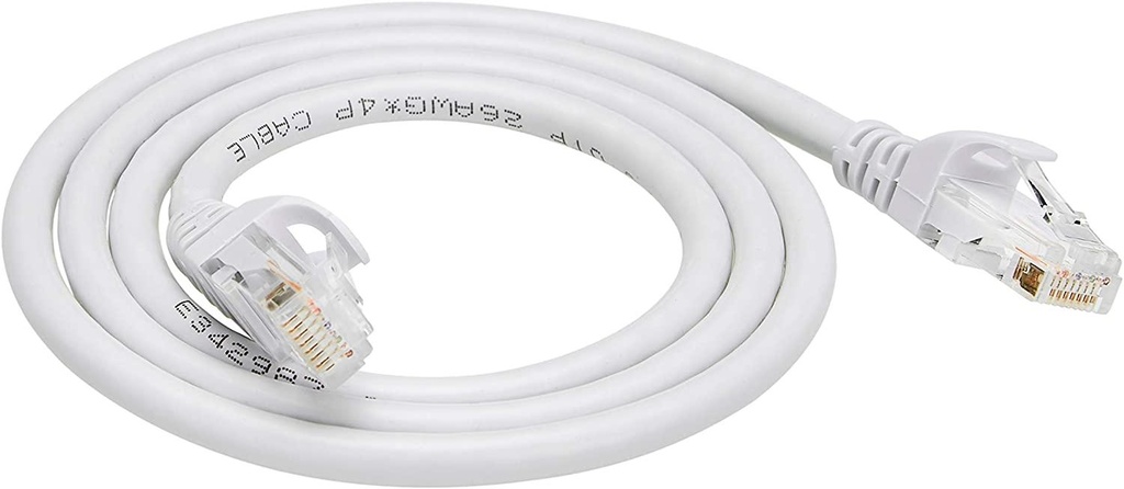 Net Power RJ45 Cat-6 Ethernet Patch Internet Cable -5 Metres, White,
