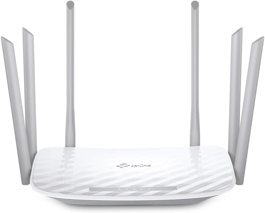 Tp-Link Archer C86 AC1900 Wireless MU MIMO Wi Fi Router, Dual Band, 2.4GHz 600Mbps 5GHz 1300Mbps, 3x3 MU MIMO, Supported, Beamforming, 6x Antennas, White