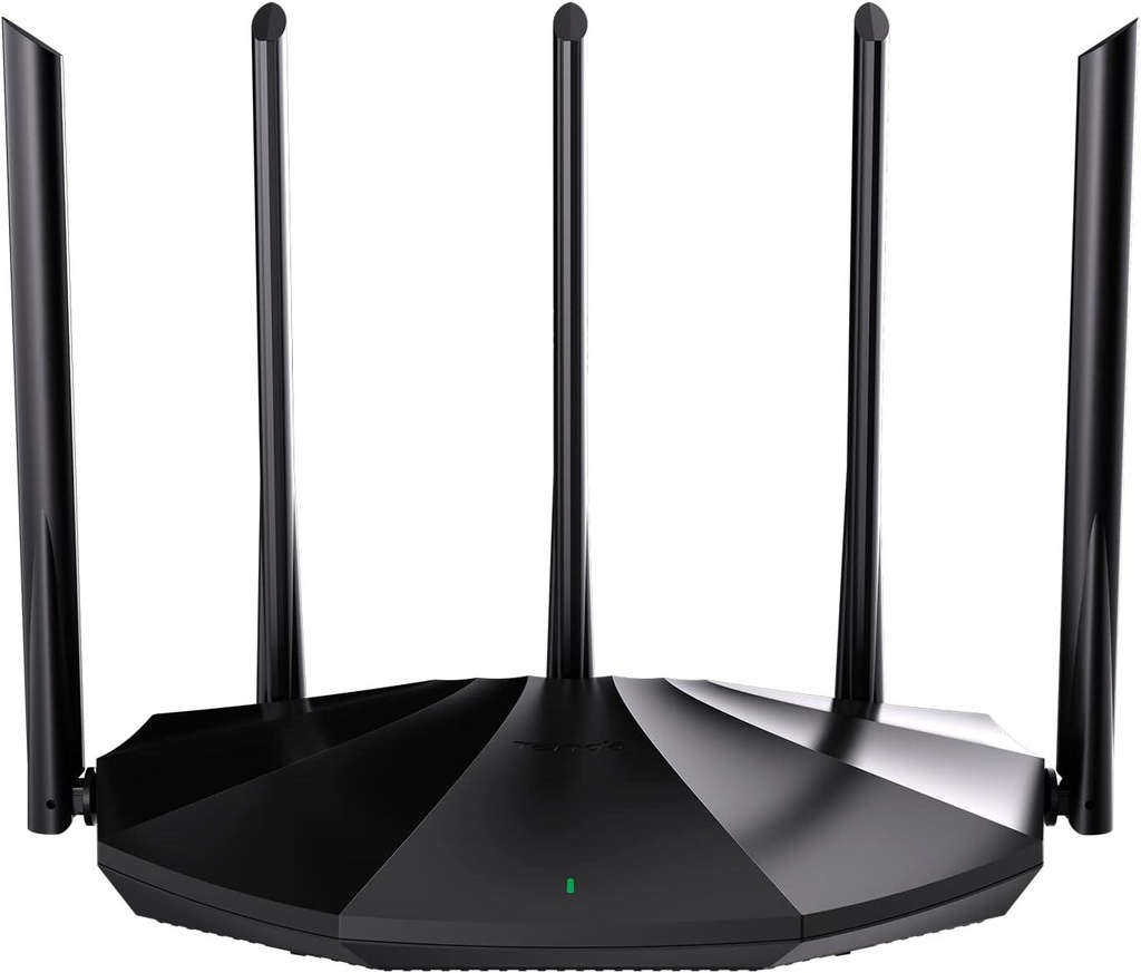 Tenda WiFi 6 Router AX1500 - Dual Band 2.4GHz/5GHz, Gigabit LAN/WAN Ports, 5 * 6dBi Antennas, Repeater Mode, Parental Control, Beamforming,OFDMA, MU-MIMO, WPA3, RX2 Pro