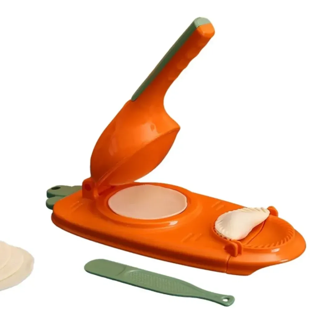  2 in 1 Dumpling Maker Press and press, Orange