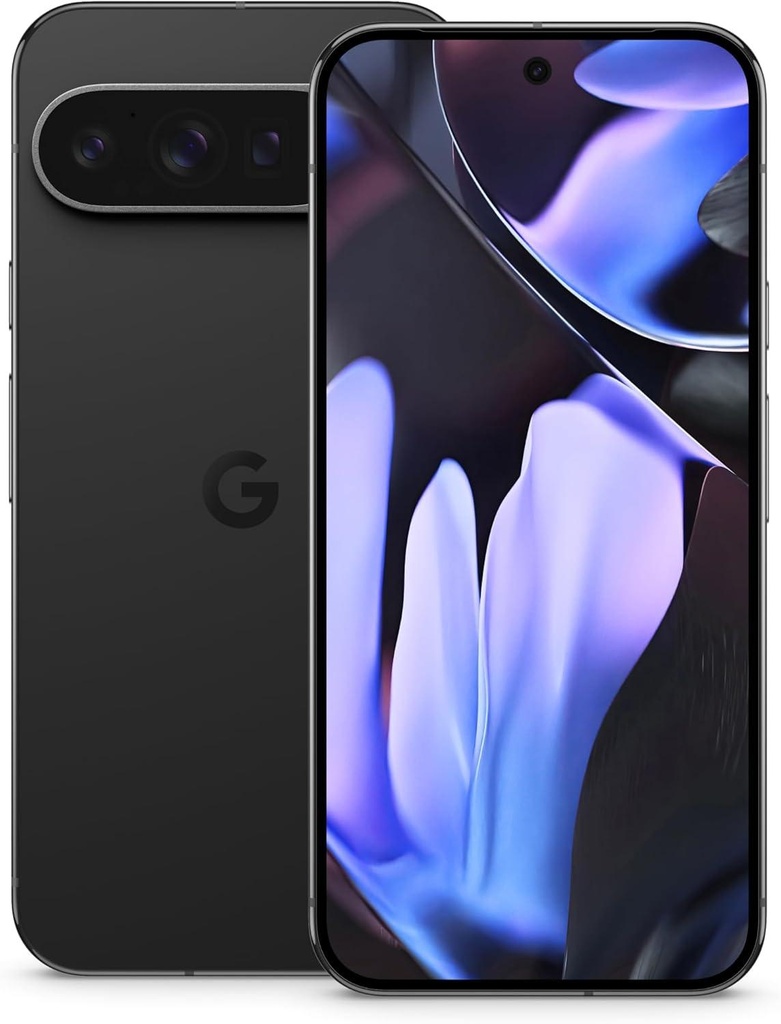 Google Pixel 9 Pro XL - Unlocked Android Smartphone with Gemini, Triple Rear Camera System, 24-Hour Battery, and 6.8" Super Actual Display - Obsidian - 256 GB
