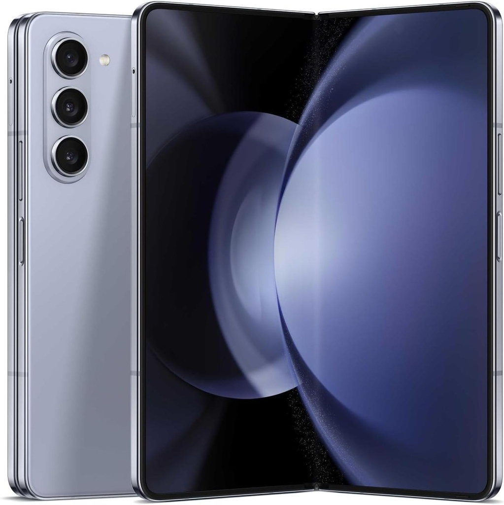 SAMSUNG Galaxy Z Fold5 AI Phone, 512GB Android Smartphone, Big 7.6” Screen for Streaming, Gaming, Dual App View, One-Hand Control, Hands-Free Use, US Version, 2023, Icy Blue