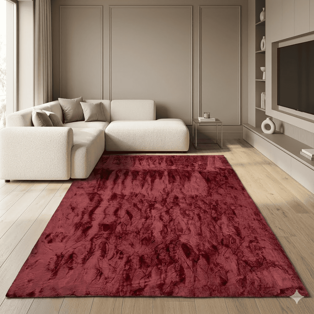 Ultra Soft Plain Faux Fur Area Carpet | Buy Online Kenya