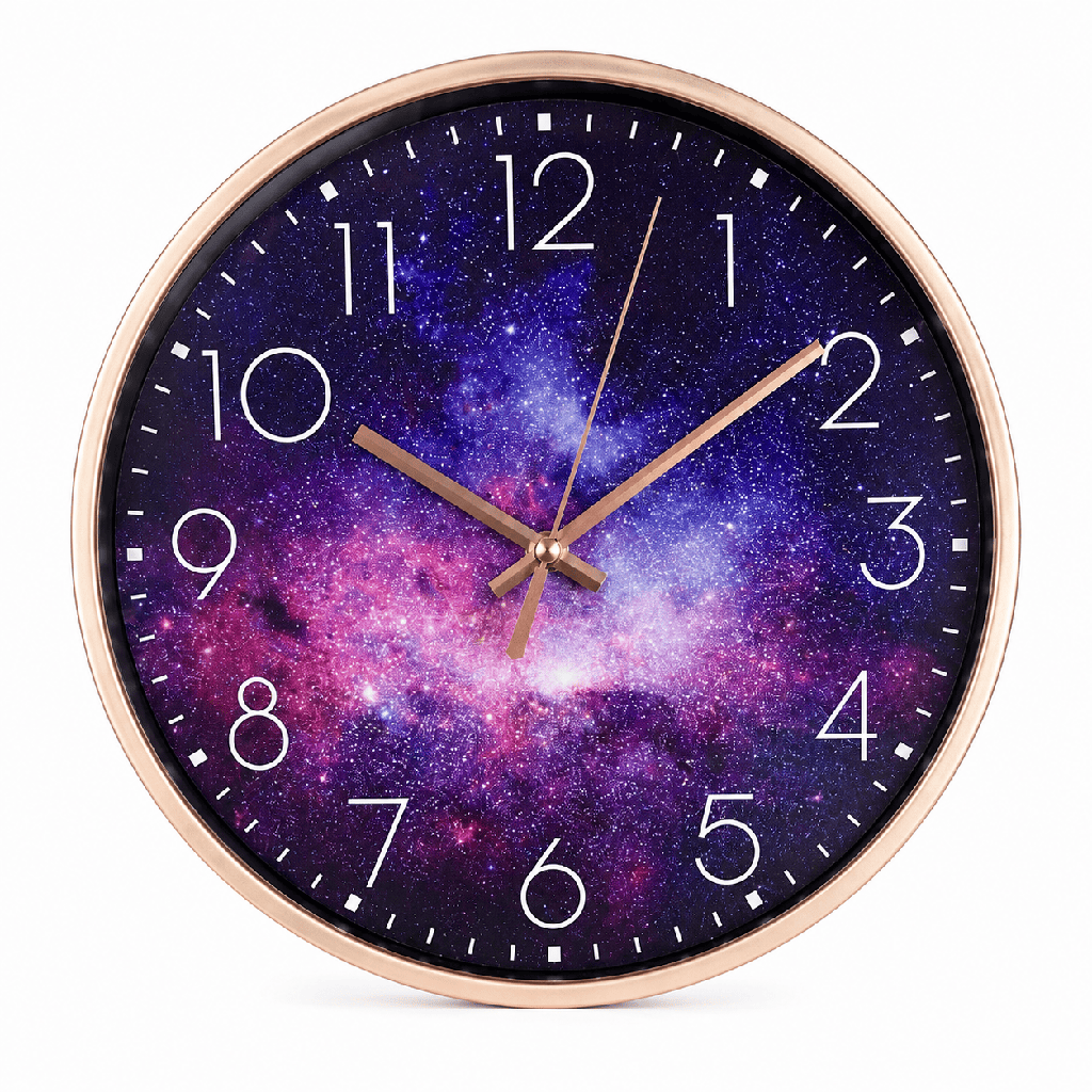 8-Inch Starry Galaxy Quartz Wall Clock 20cm | Buy Online Kenya