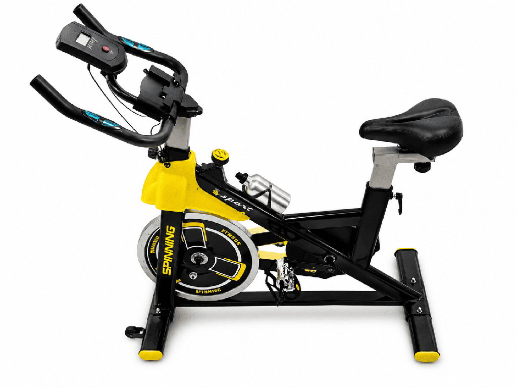 Indoor Spinning Fitness Exercise Bike 100kg Capacity (Yellow) | Buy Online Kenya