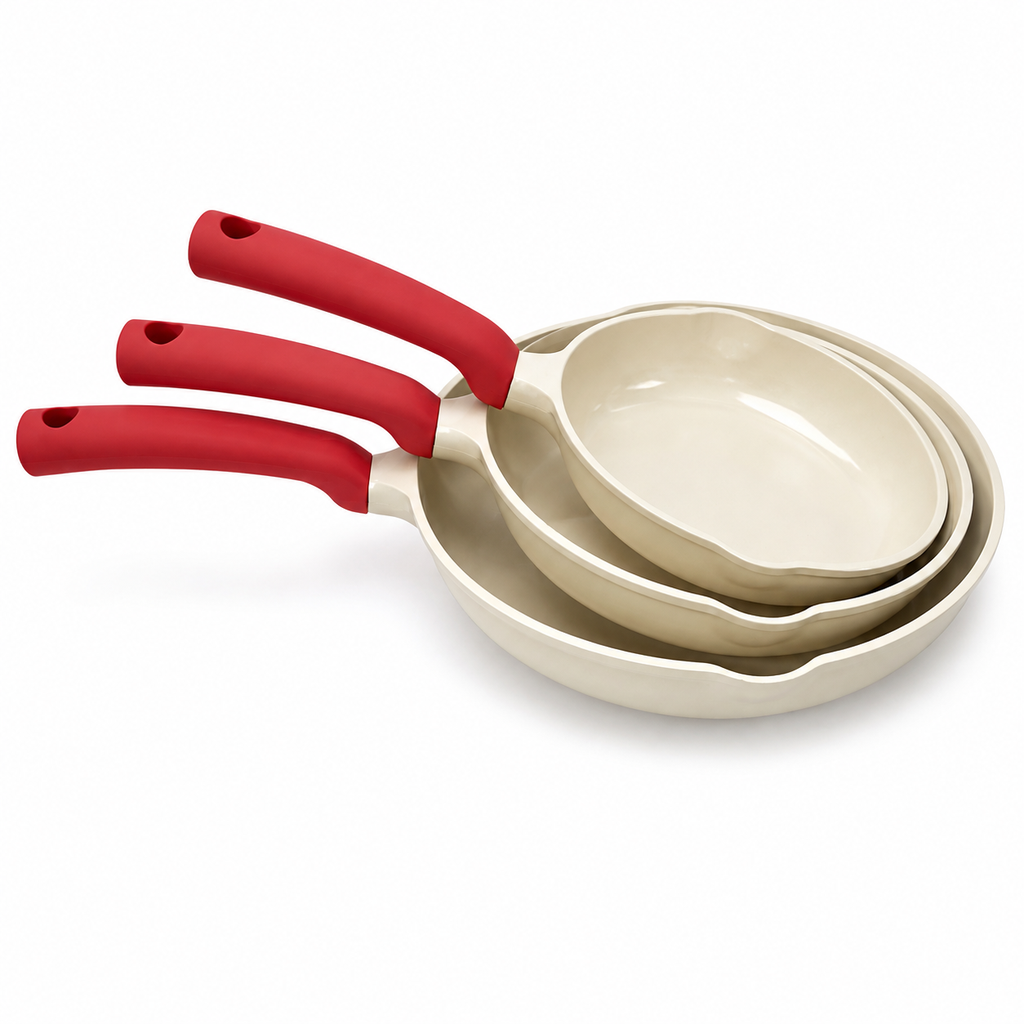 Donnor 3-Piece Non-Stick Frying Pan Set