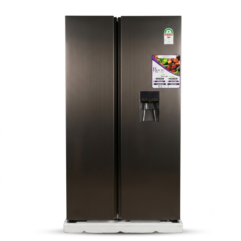 ROCH RFR-540SBW-B Side-by-Side Refrigerator 433L | No Frost Fridge Kenya