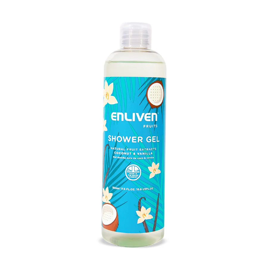 Enliven Coconut & Vanilla Shower Gel | Refreshing Moisturising Body Wash Kenya