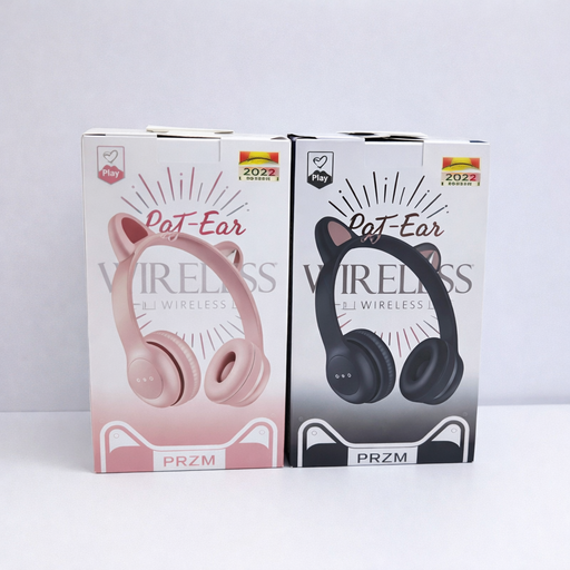 Cat Ear Wireless Bluetooth Headphones PRZM Foldable Kids Headset