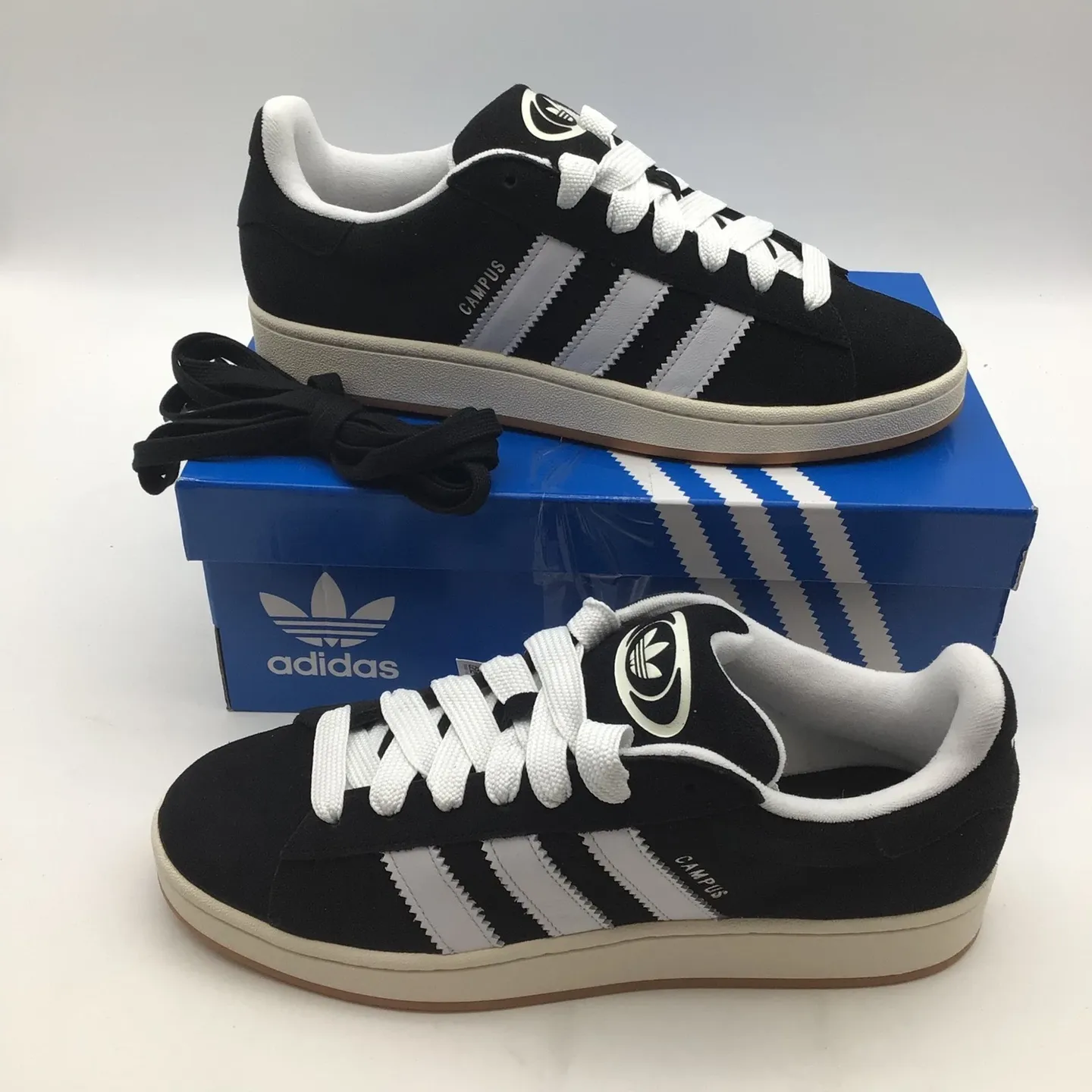 adidas campus white black  sneaker