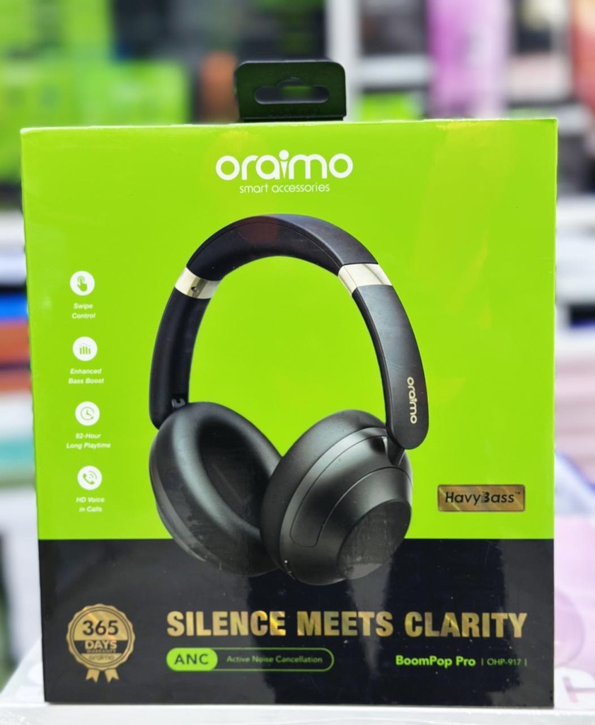 Oraimo BoomPop Pro ANC Wireless Bluetooth Headphones