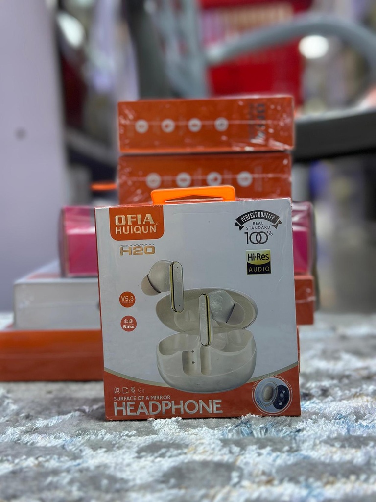 OFIA HUIQUN H20 Wireless Earbuds | Bluetooth V5.3 Hi-Res Audio Headphones