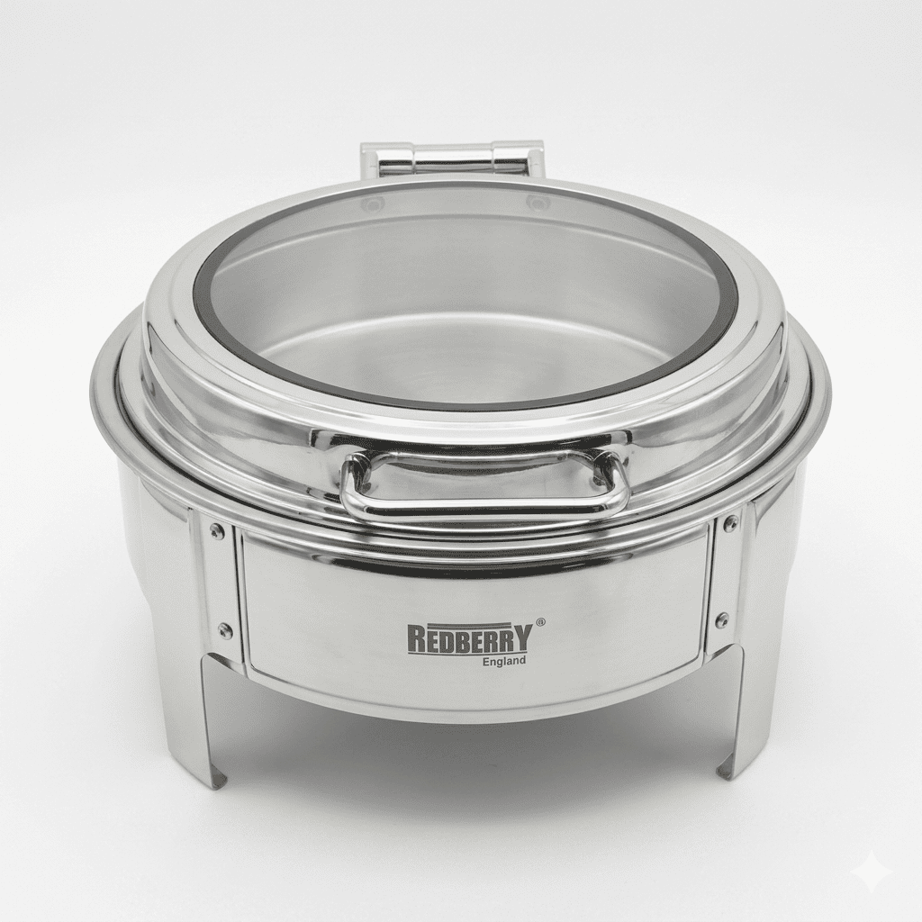 Redberry RBCD-09 6.6L Round Chafing Dish | Stainless Steel Food Warmer Kenya