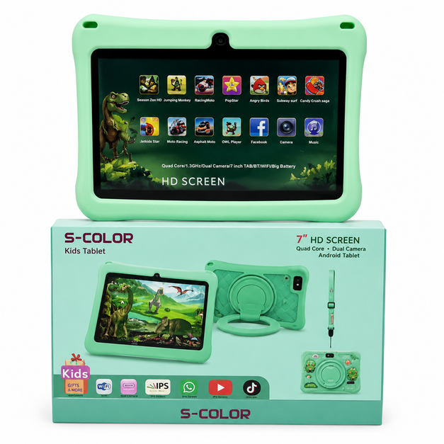 S Color Mate 40pro Kids Tablet Without SIM Card