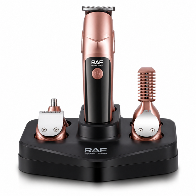 RAF R-4021 Grooming Kit – 3-in-1 Hair Trimmer Set with Nose Trimmer & Precision Blade