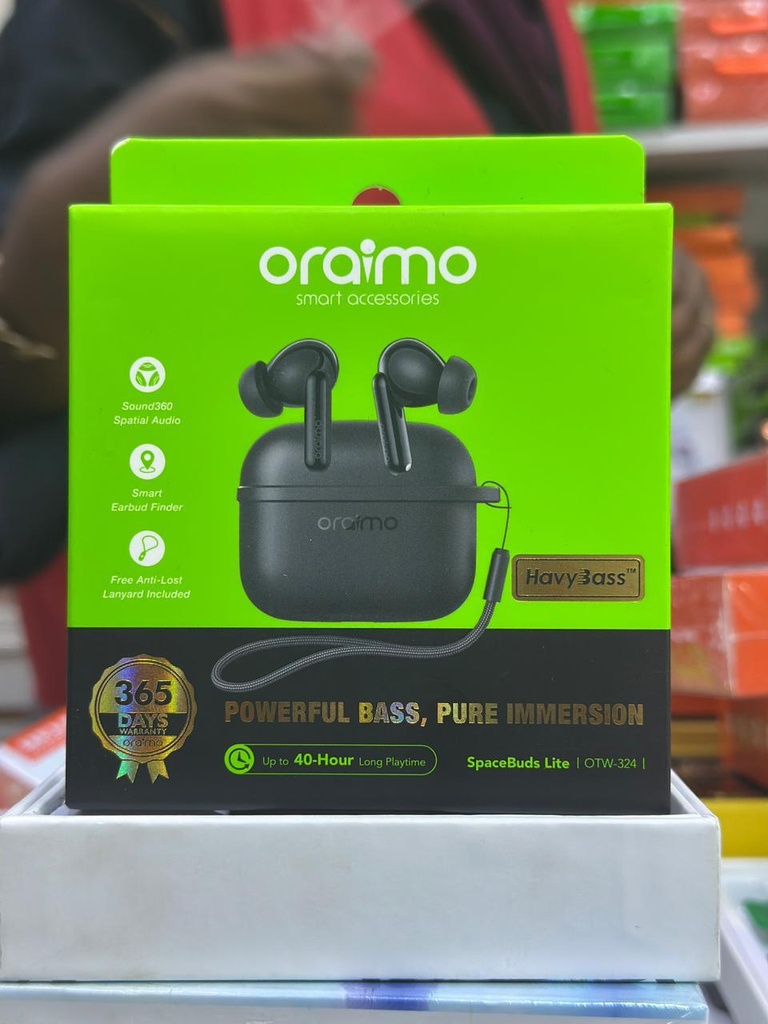 Oraimo SpaceBuds Lite Kenya | 40H Wireless Earbuds