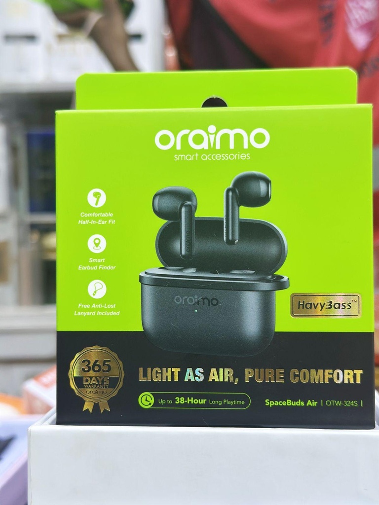 Oraimo SpaceBuds Air Kenya | Wireless Earbuds 38H Playtime