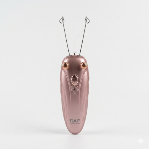 Experience painless and precise salon-style epilation at home with the RAF R.4028 Electric Threading Hair Remover. Uses traditional cotton thread technology to remove hair safely from the root.