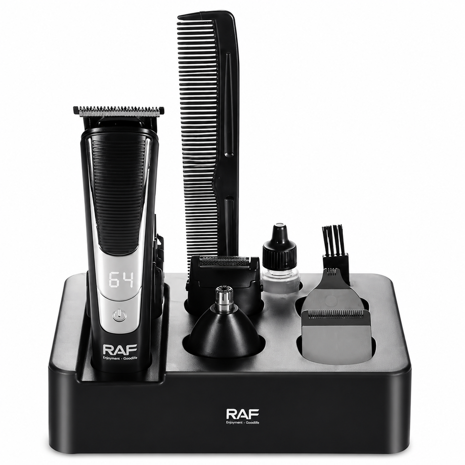 RAF R-4202 Grooming Kit Hair Clipper Set Multi-Function Trimmer with Accessories