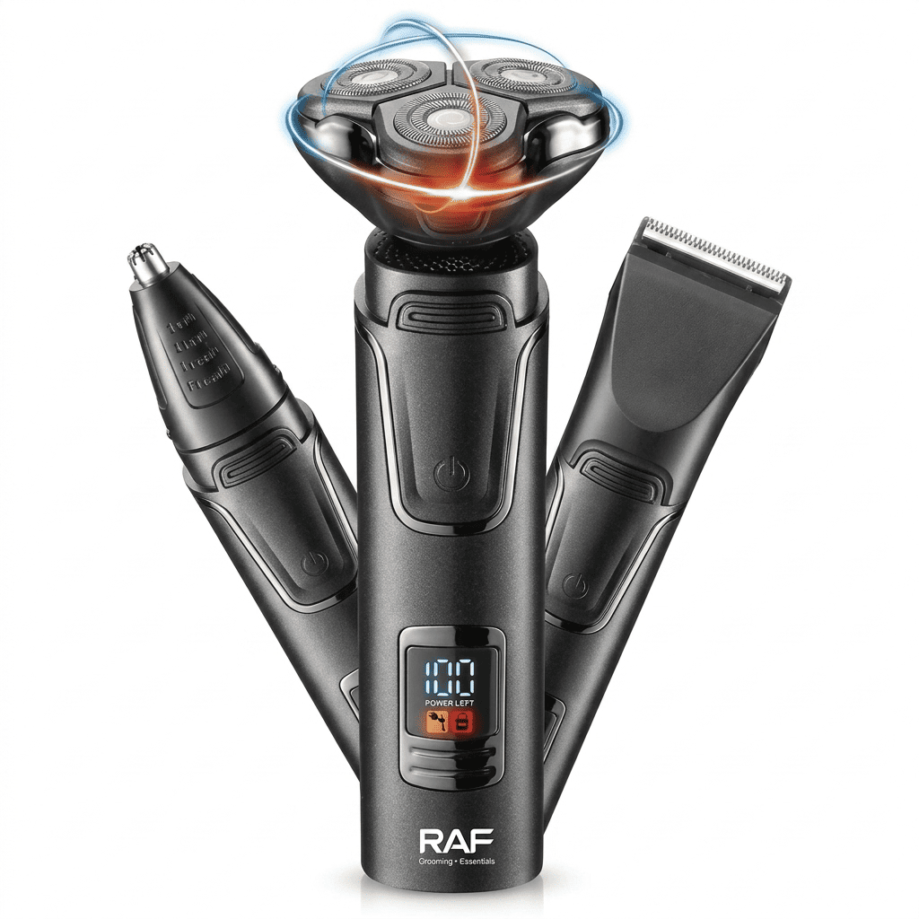 RAF R.11203 Professional Hair Clipper & Shaver | 3-in-1 Rechargeable Grooming Kit Kenya