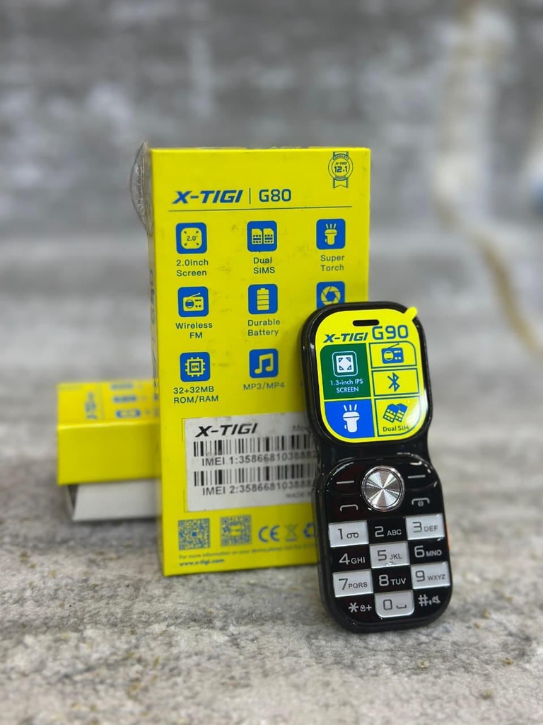 X-Tigi G80 Dual SIM Torch Phone Kenya