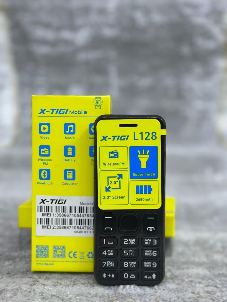 X-Tigi L128 Dual SIM Torch Phone Kenya