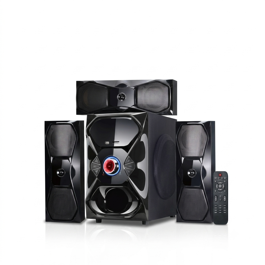 ENKOR EK3183M 3.1 Multimedia Speaker 17000W PMPO | Bluetooth Home Theatre Kenya