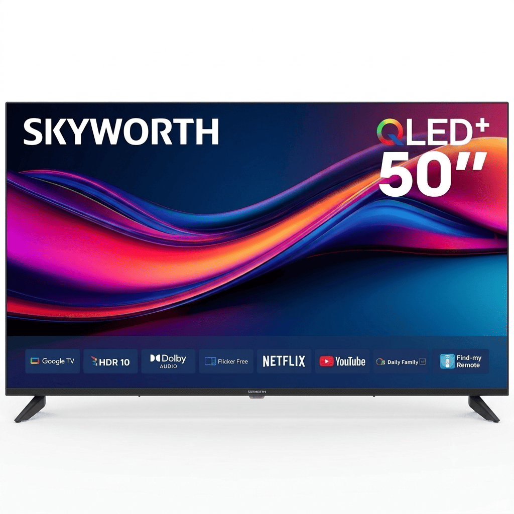 Skyworth 50Q6000H 50 Inch QLED+ Smart Google TV | Buy Online Kenya