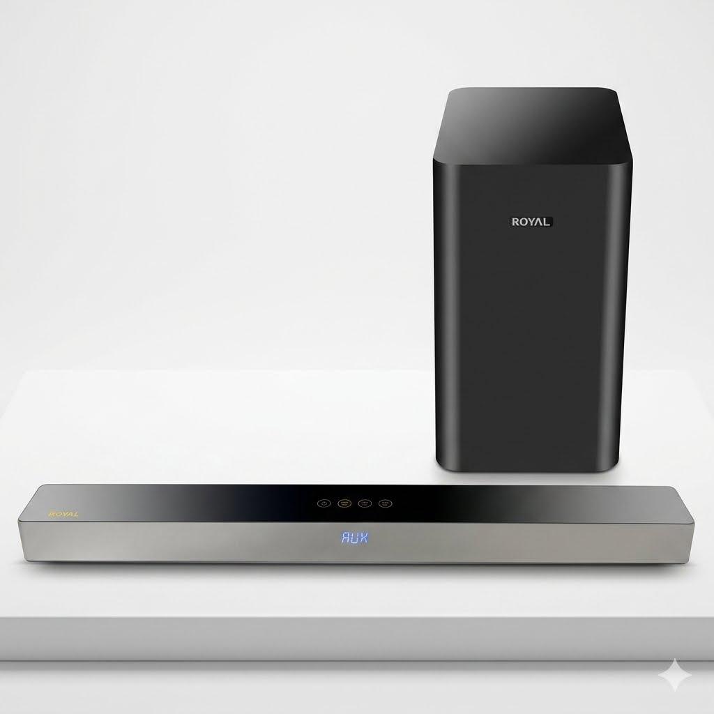 Royal R907 Pro 120W Wireless Sound Bar | HDMI ARC, Optical & Bluetooth Speaker Kenya