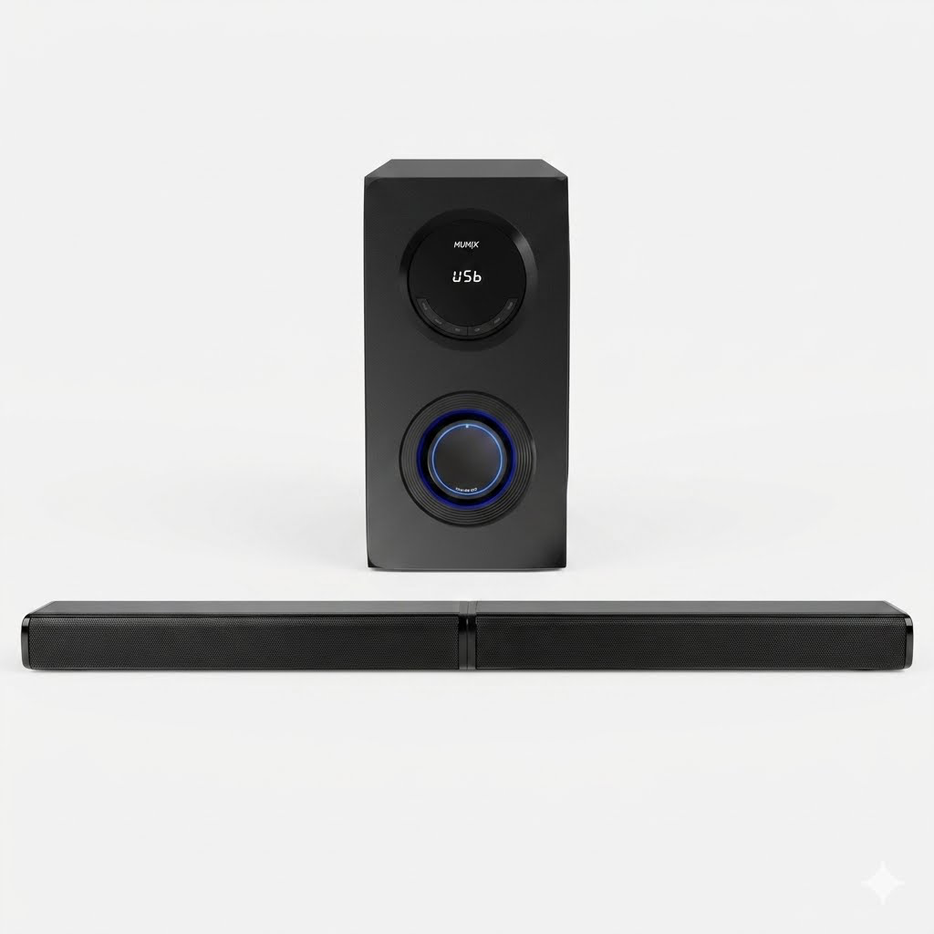 Nunix NU-M7S Soundbar Speaker System with Subwoofer | Bluetooth & FM | Buy Online Kenya