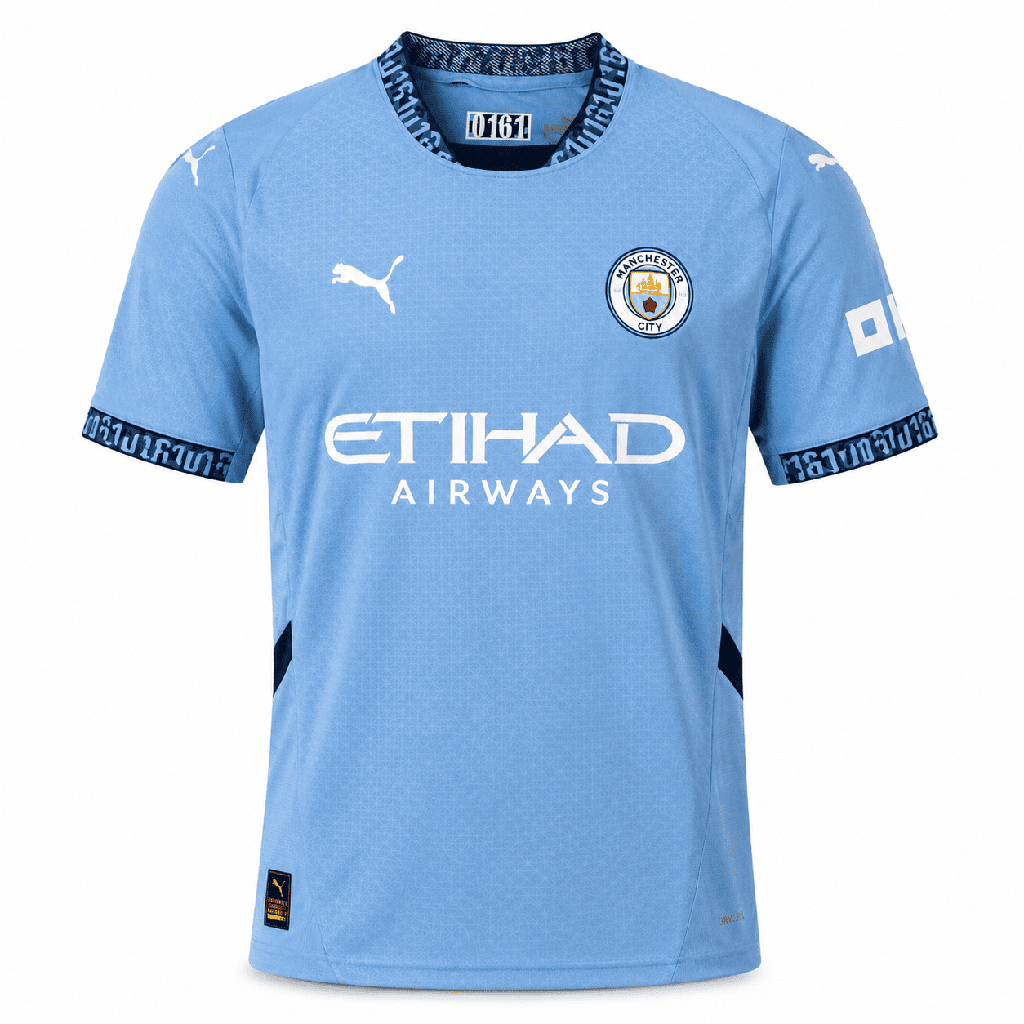 Puma Manchester City Sky Blue Home Jersey | Football Shirt