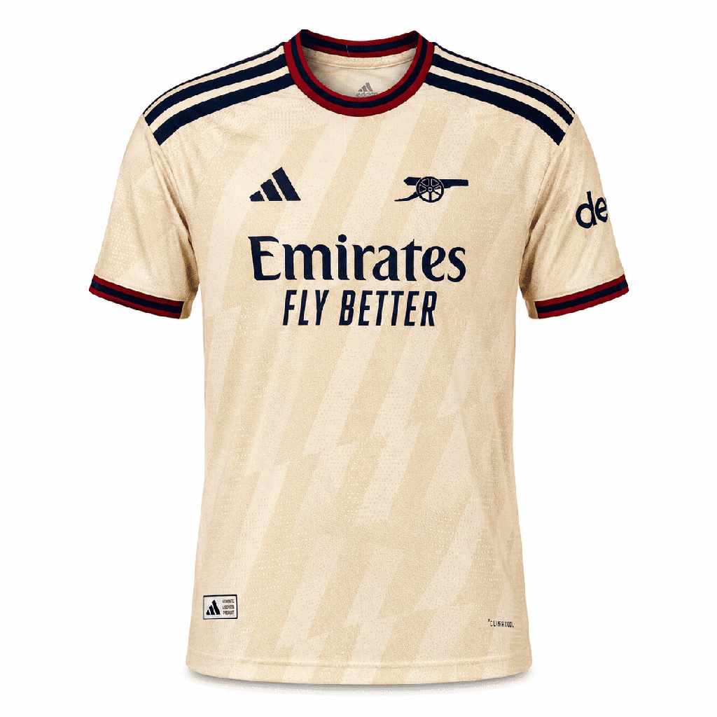 Adidas Arsenal Cream Away Jersey | Football Fan ShirtAdidas Arsenal