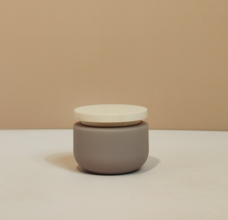 Soft Touch Grey Jar (1pc)