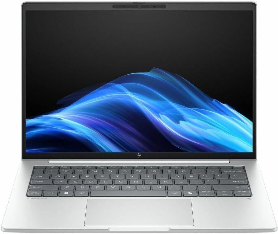 HP EliteBook 8 G1i 14  Notebook - WUXGA - 60 Hz - Intel Core Ultra 7 225U - vPro Technology - 16 GB - 512GB SSD - English Keyboard - Glacier Silver Aluminum - Intel Chip - 1920 x 1200 - Win 11