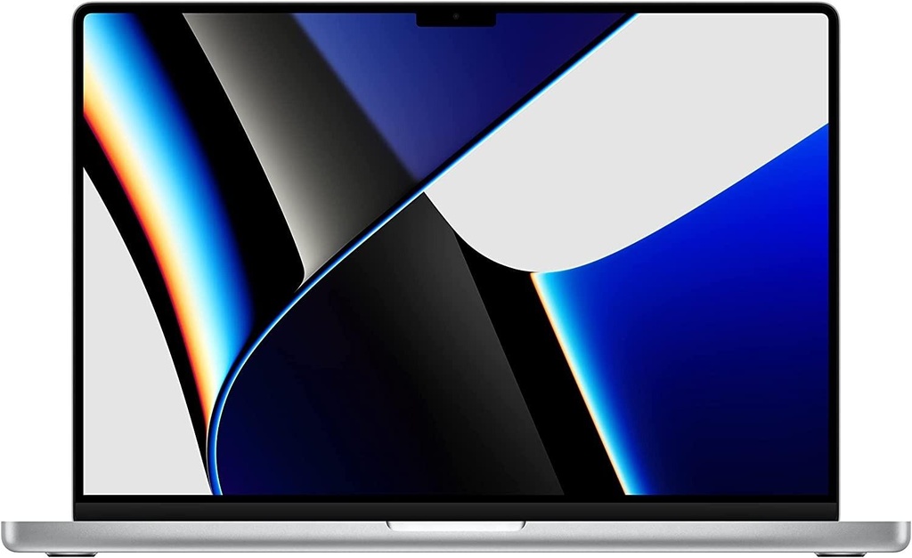 Apple MacBook Pro 16'' Laptop, M1 Pro Chip With 10‑core CPU, 16 Core GPU, 16GB RAM, 512GB SSD, English Keyboard, Silver | MK1E3B/A