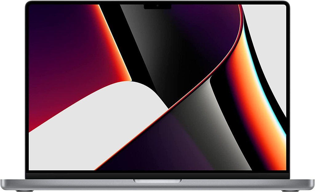 Apple MacBook Pro M1 Pro chip 10-core CPU with 8 performance cores and 2 efficiency cores, 16-core GPU, and 16-core Neural Engine, 16GB Unified Memory, 1TB SSD, macOS Monterey, 14.2" Liquid Retina XDR Display, 1080p FaceTime HD Camera