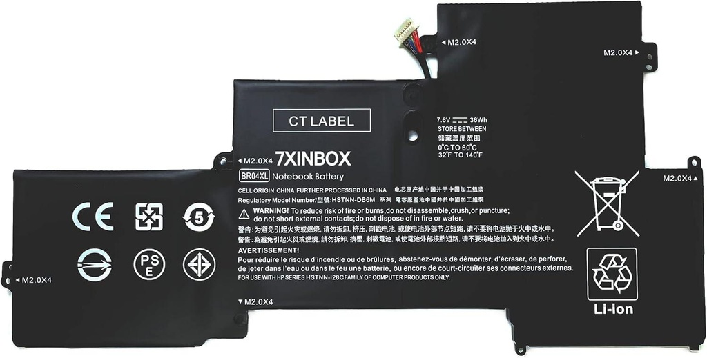 New Original BR04XL Battery for HP EliteBook 1020 1030 G1 HSTNN-DB6M 760605-005