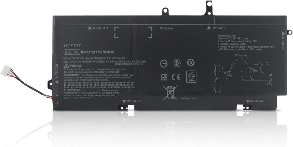 HP BATTERY BG06XL Battery (45Wh) Compatible with Hp EliteBook 1040 G3 Laptop 804175-1B1 HSTNN-Q99C HSTNN-IB6Z 805096-001 Series