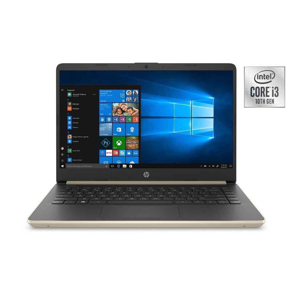 HP 14 Laptop, Intel Core i3 8GB SDRAM, 128GB SSD