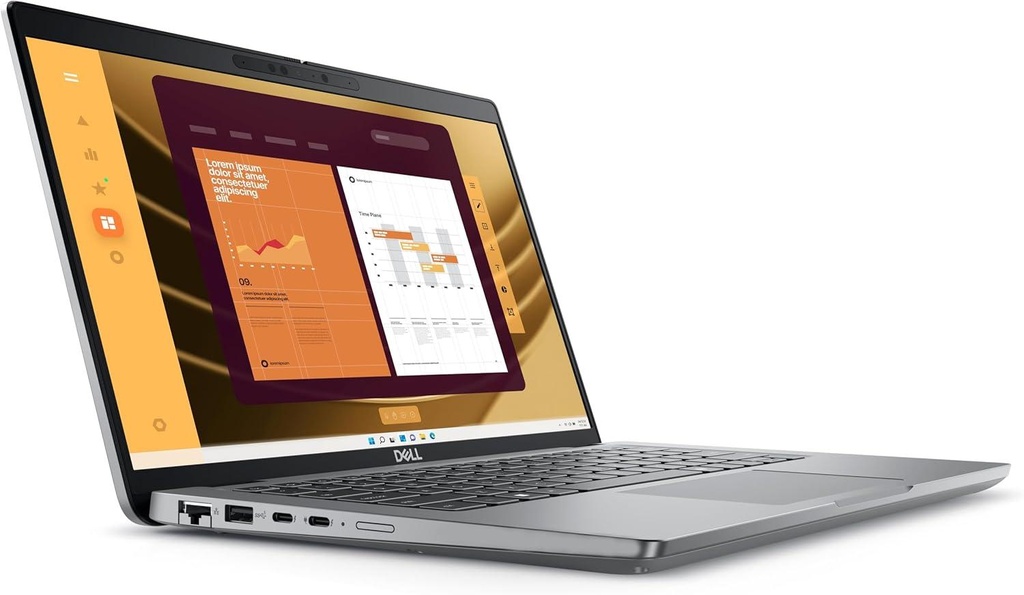 Dell Latitude 5450 AI Powered Laptop 14.0" IPS FHD Display (Intel Core Ultra 5 155U, 8GB DDR5, 512GB SSD, Intel Graphics, Backlit KB, 2 Thunderbolt 4, WiFi 6E, Webcam, Bluetooth 5.3, Win 11 Pro)