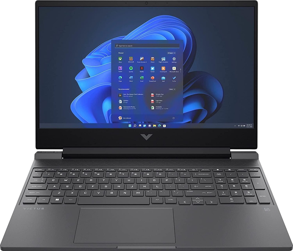 HP - Victus 15.6" Gaming Laptop - Intel Core i5-12450H - 8GB Memory - NVIDIA GeForce GTX 1650 - 512GB SSD - Mica Silver - Model 15-fa0031dx