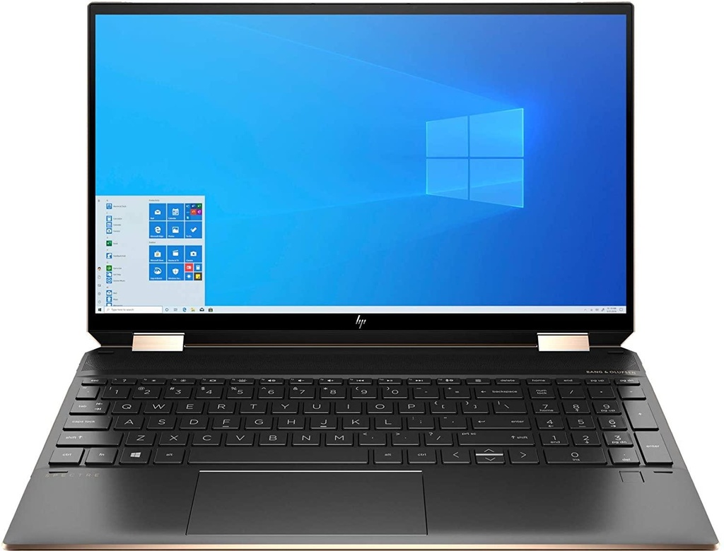 HP - Spectre x360 2-in-1 15.6" 4K Ultra HD Touch-Screen Laptop Intel Core i7 16GB Memory GeForce 4GB GTX 1650 Ti 1TB SSD - Nightfall Black