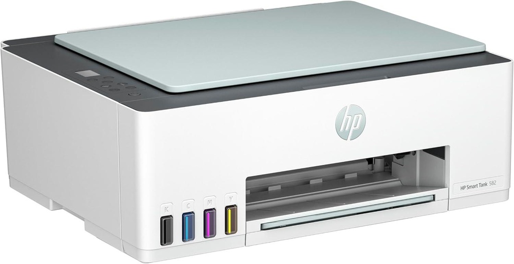 HP Smart Tank 582 All-in-One Printer, Print, Copy and Scan – Wireless and USB Interface – 4A8D6A