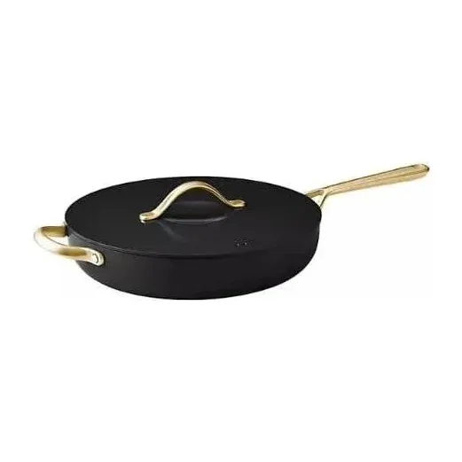 Member's Mark 5.5 Quart Jumbo Ceramic Nonstick Pan, Black