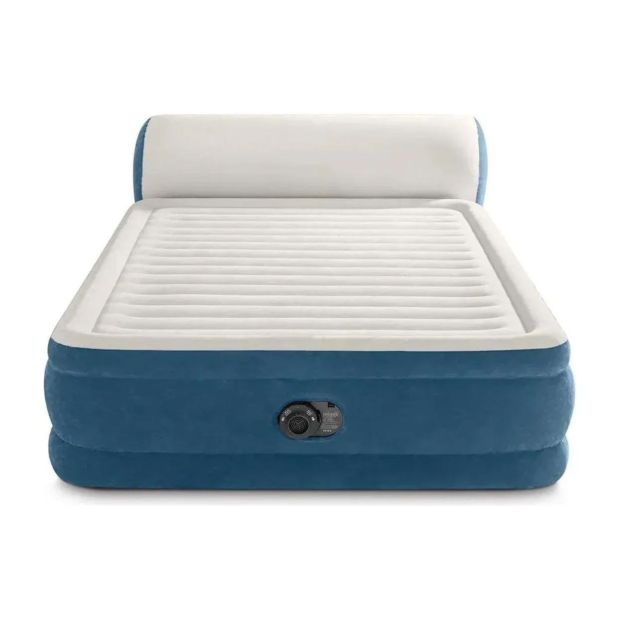 Intex Queen Dura-Beam Deluxe Comfort Headboard Airbed with Pump