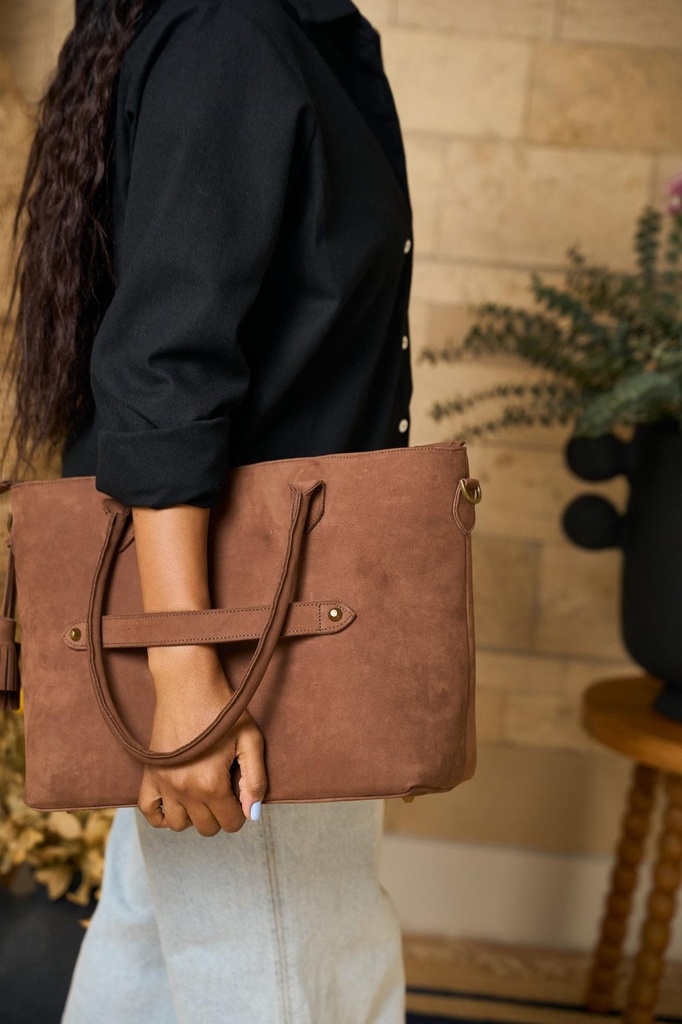 Everyday Suede Tote - Ikwetta x This Is Essential