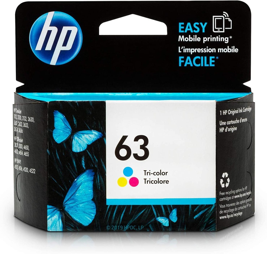 HP 63 Colour Original Ink Cartridge
